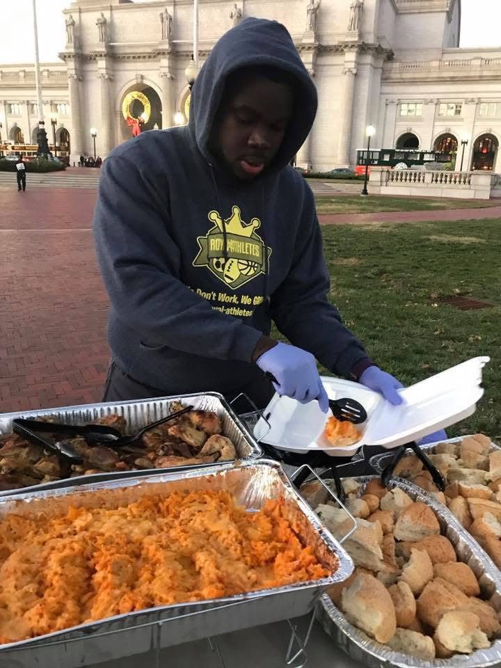 Royal Athletes Feed the Community