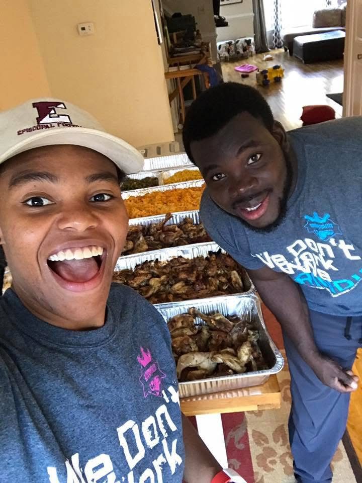 Royal Athletes Feed the Community