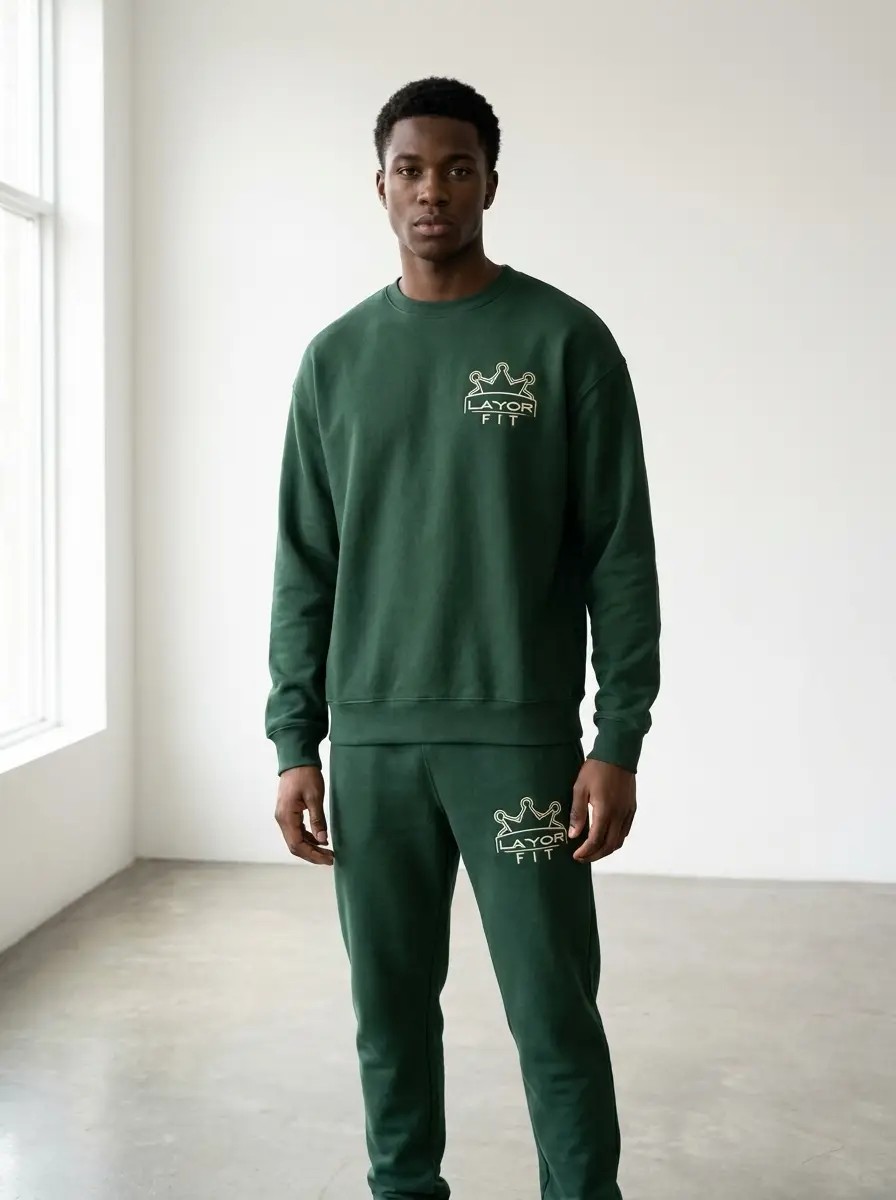 Lay 2-Piece Set in green