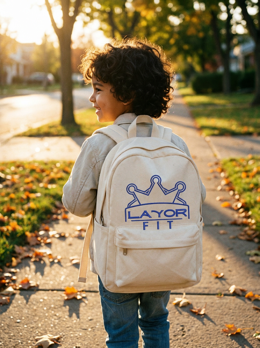 Kids Backpack in cream