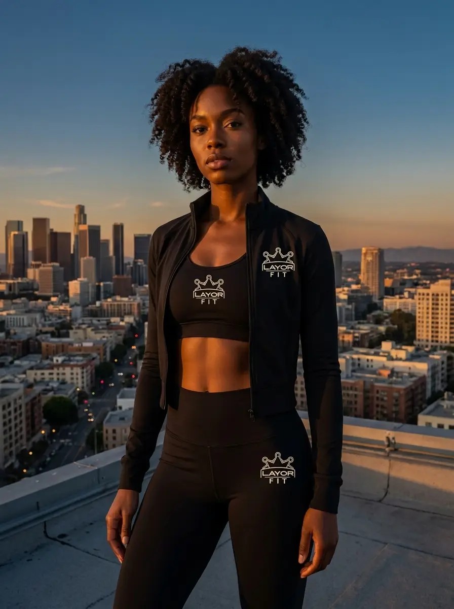 Layor Set in black