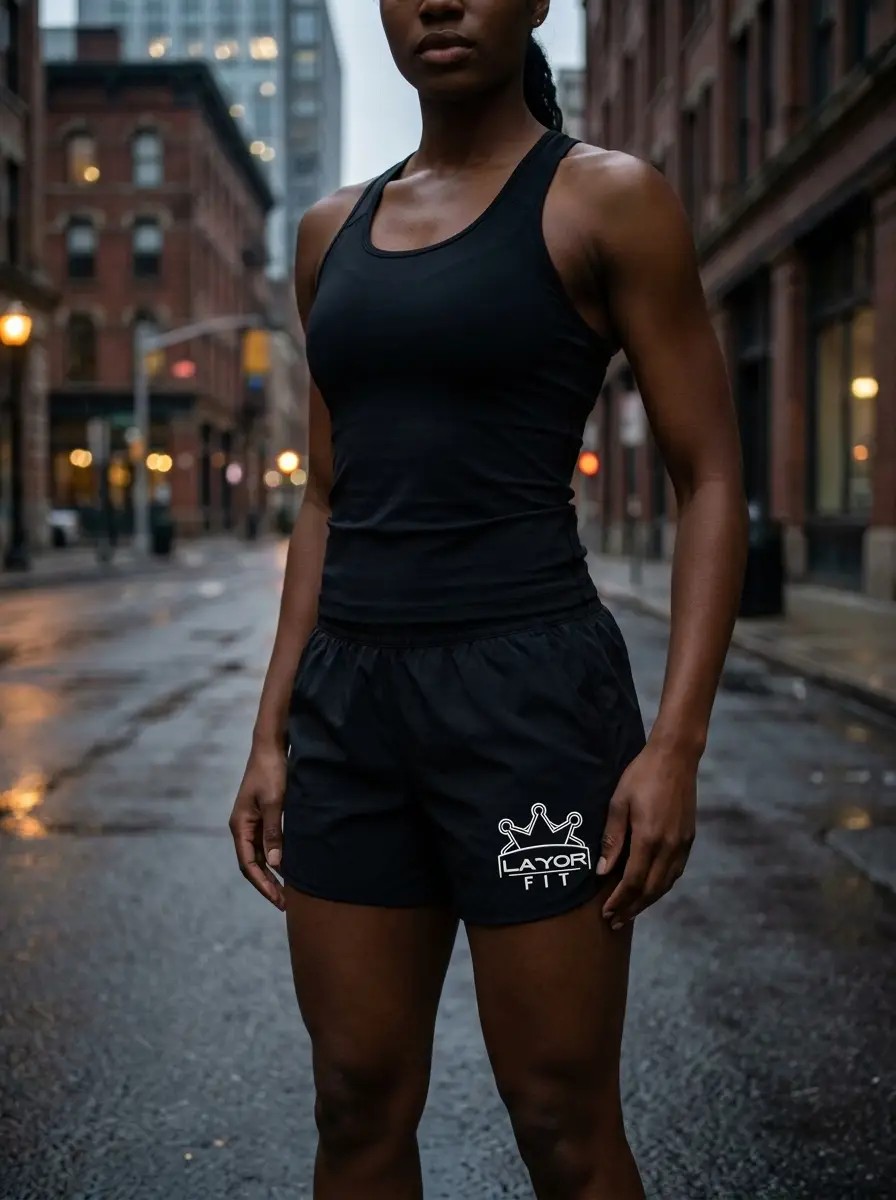 Training Short in black