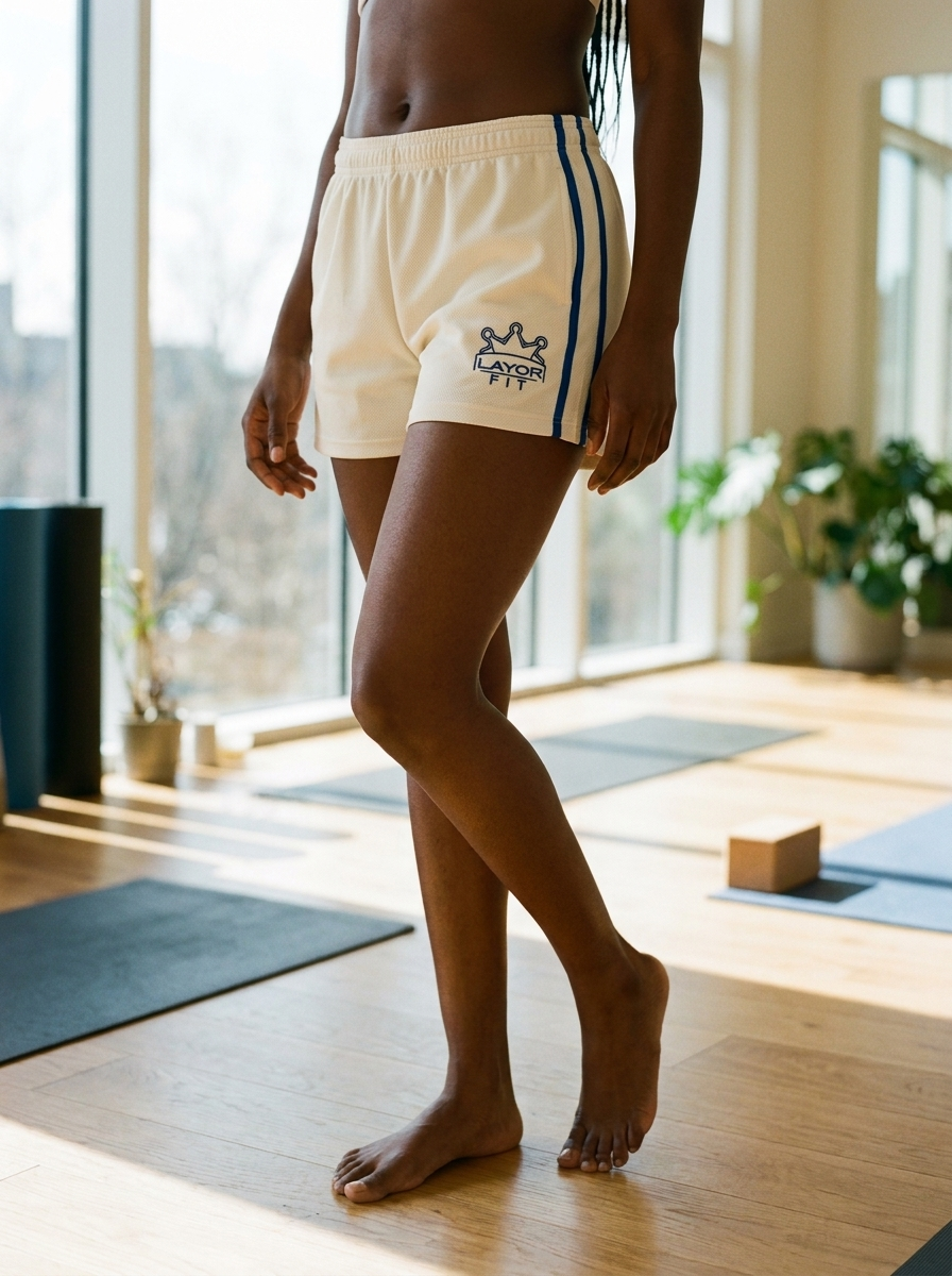 Training Short in cream