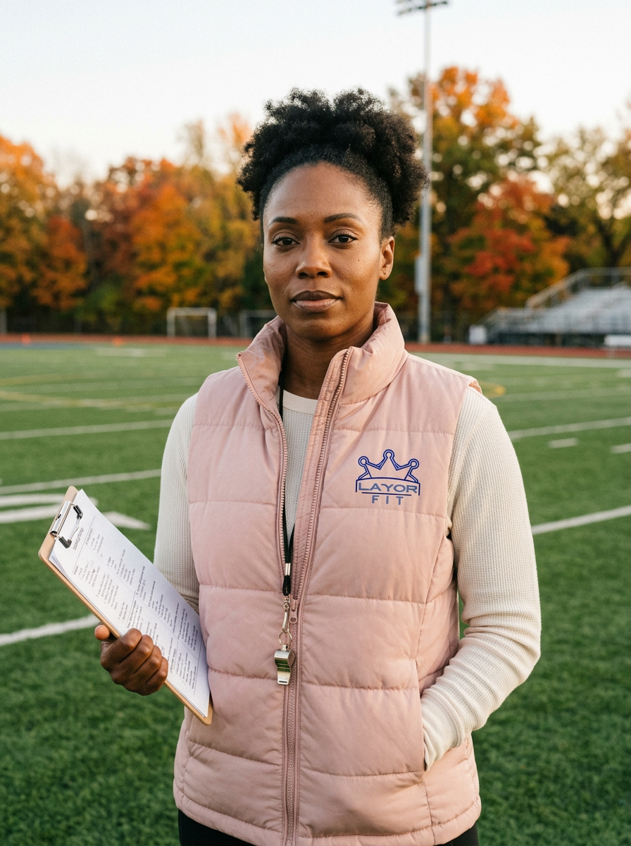 Layor Fit — Pink Field Vest at coaching