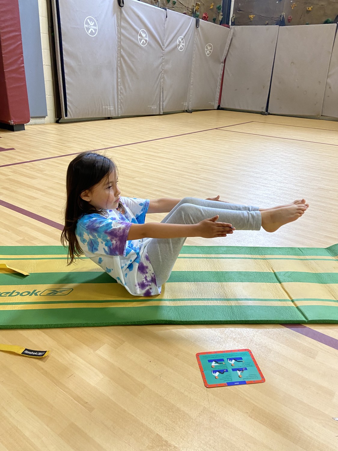 Royal Athletes yoga — boat pose